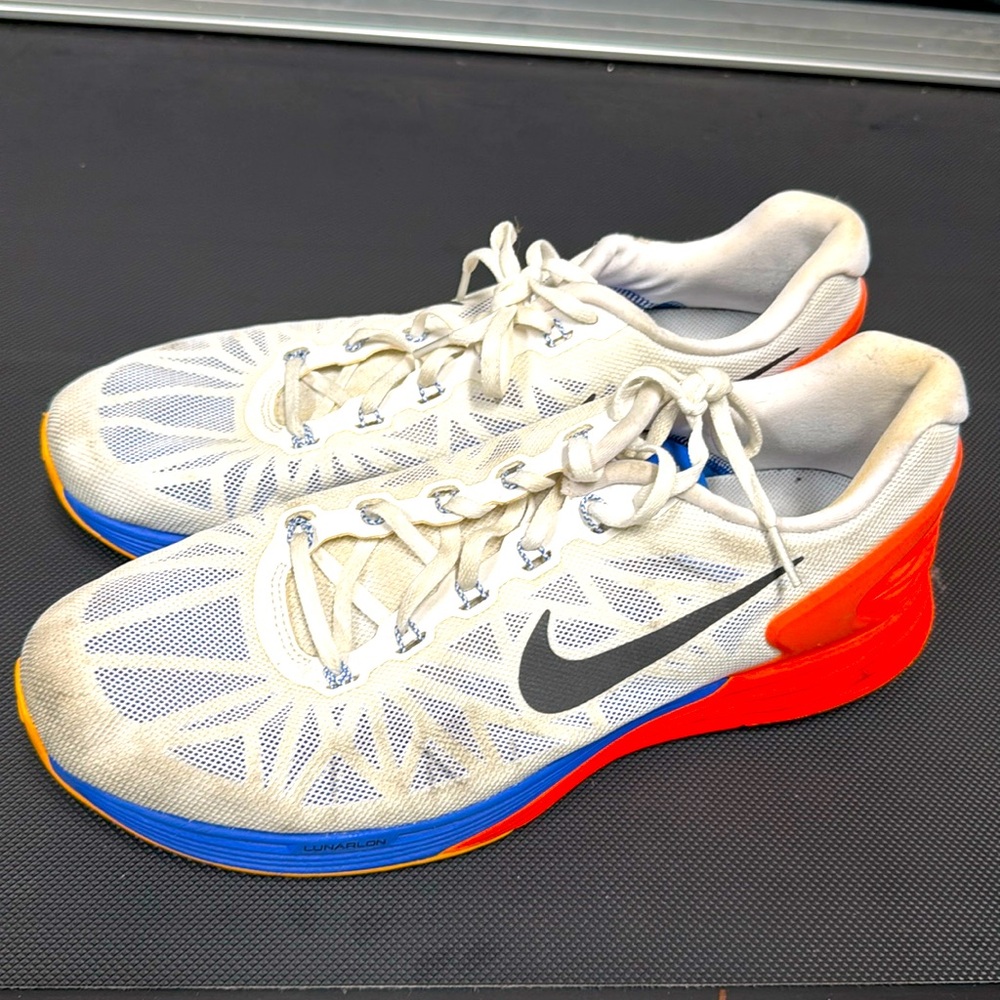 White Nike Lunarglide 6 Size 12